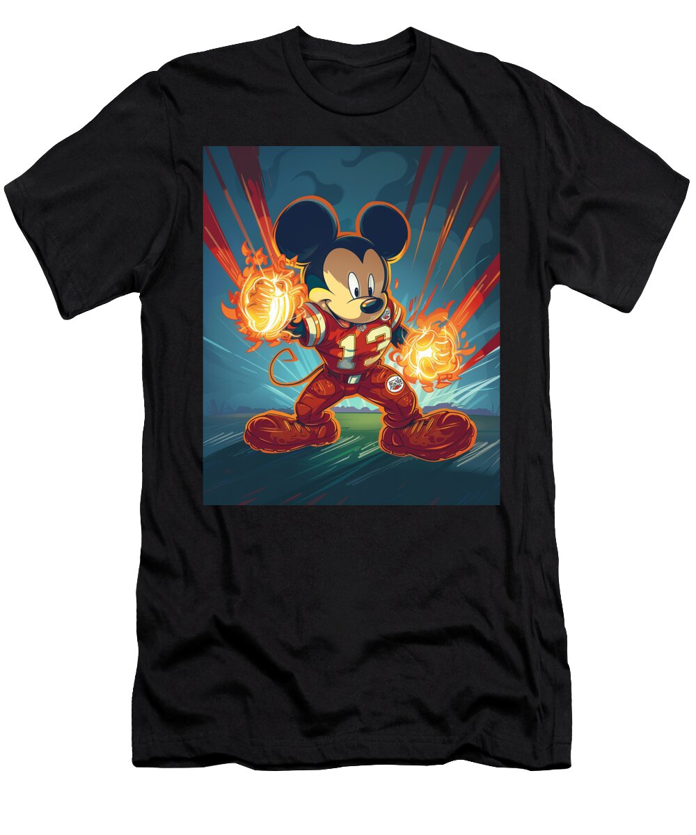 Mickey Mouse and Chiefs Cheery Chef Challenges Mizorey T-Shirt