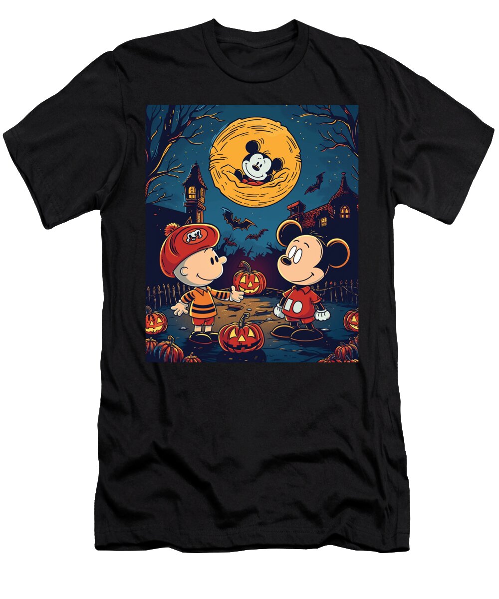 Mickey Mouse and Chiefs Clowning and Crepes Mizorey T-Shirt
