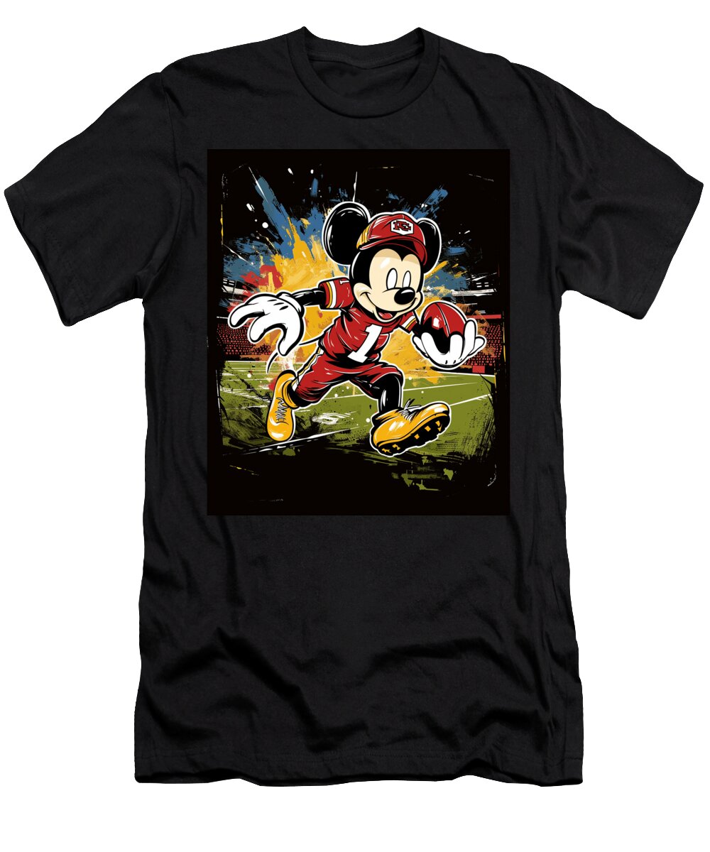 Mickey Mouse and Chiefs Clubhouse Culinary Capers Mizorey T-Shirt