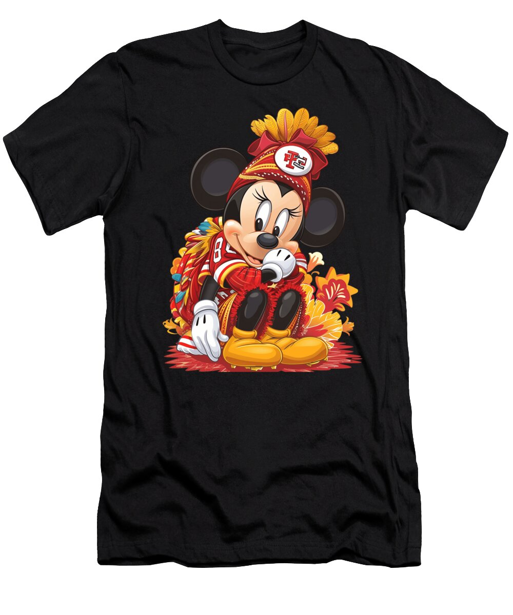 Mickey Mouse and Chiefs Daffy Dining Delights Mizorey T-Shirt