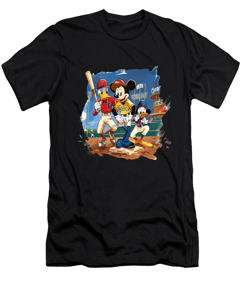 Mickey Mouse and Chiefs Delicacies and Doodles Mizorey T-Shirt