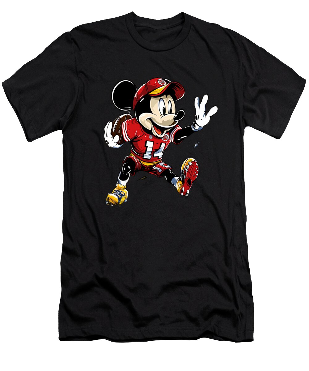 Mickey Mouse and Chiefs Disney Deli Delights Mizorey T-Shirt