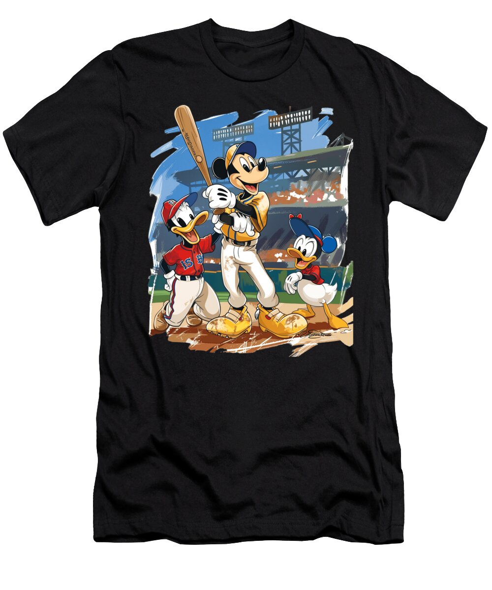 Mickey Mouse and Chiefs Farce and Fondue Mizorey T-Shirt