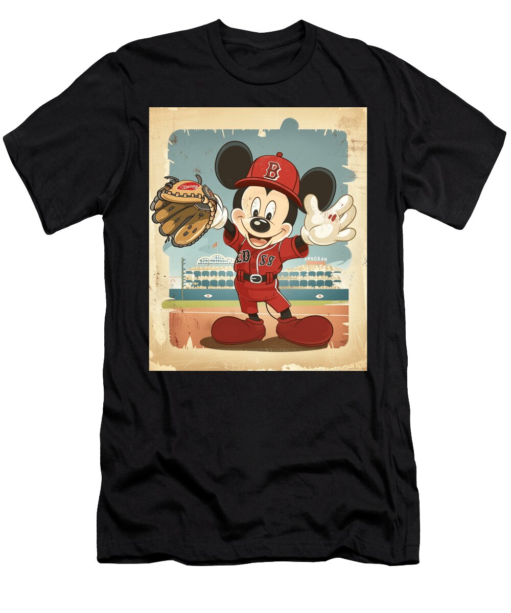 Mickey Mouse and Chiefs Festive Food Fiesta Mizorey T-Shirt