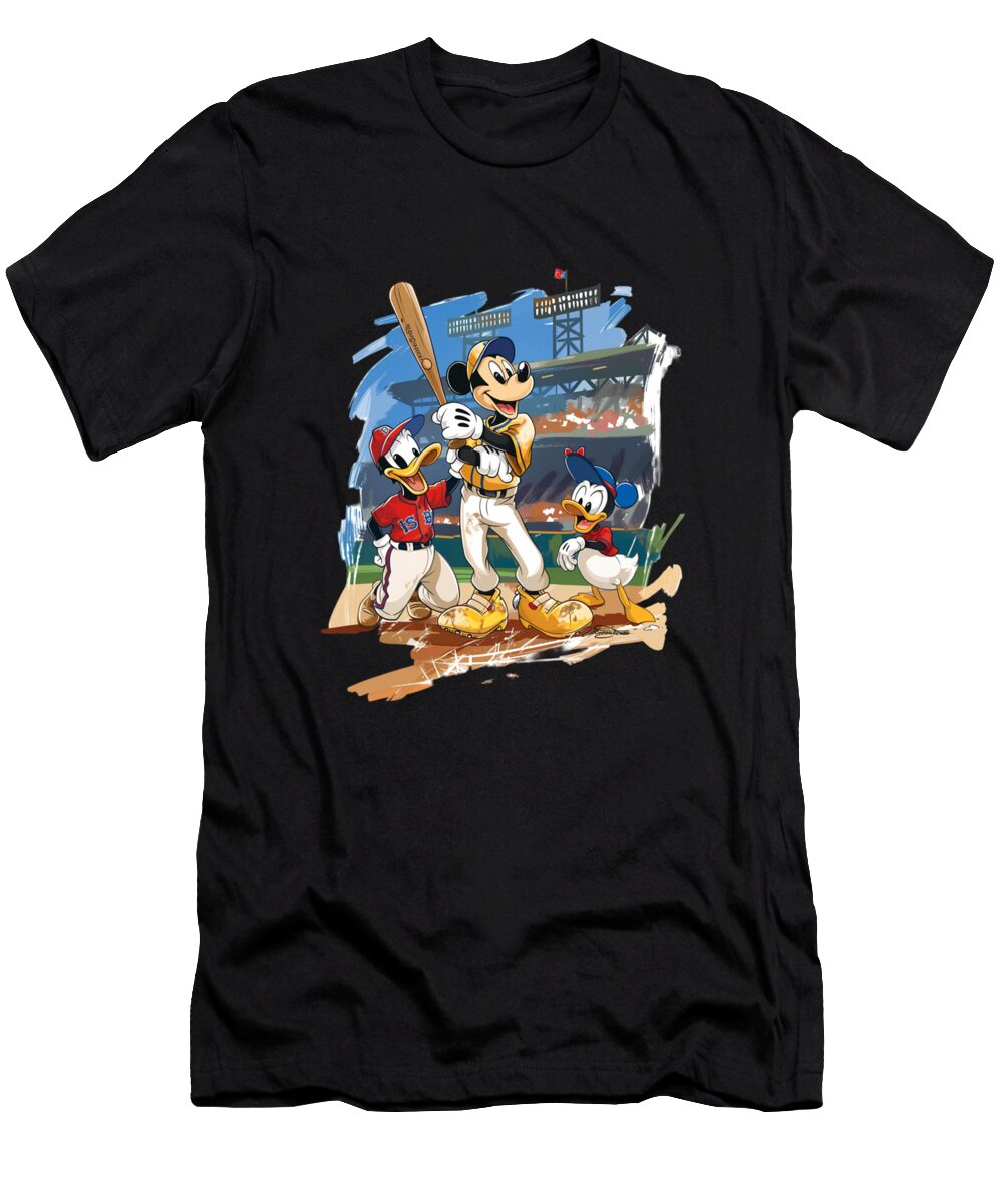 Mickey Mouse and Chiefs Grins and Gratins Mizorey T-Shirt