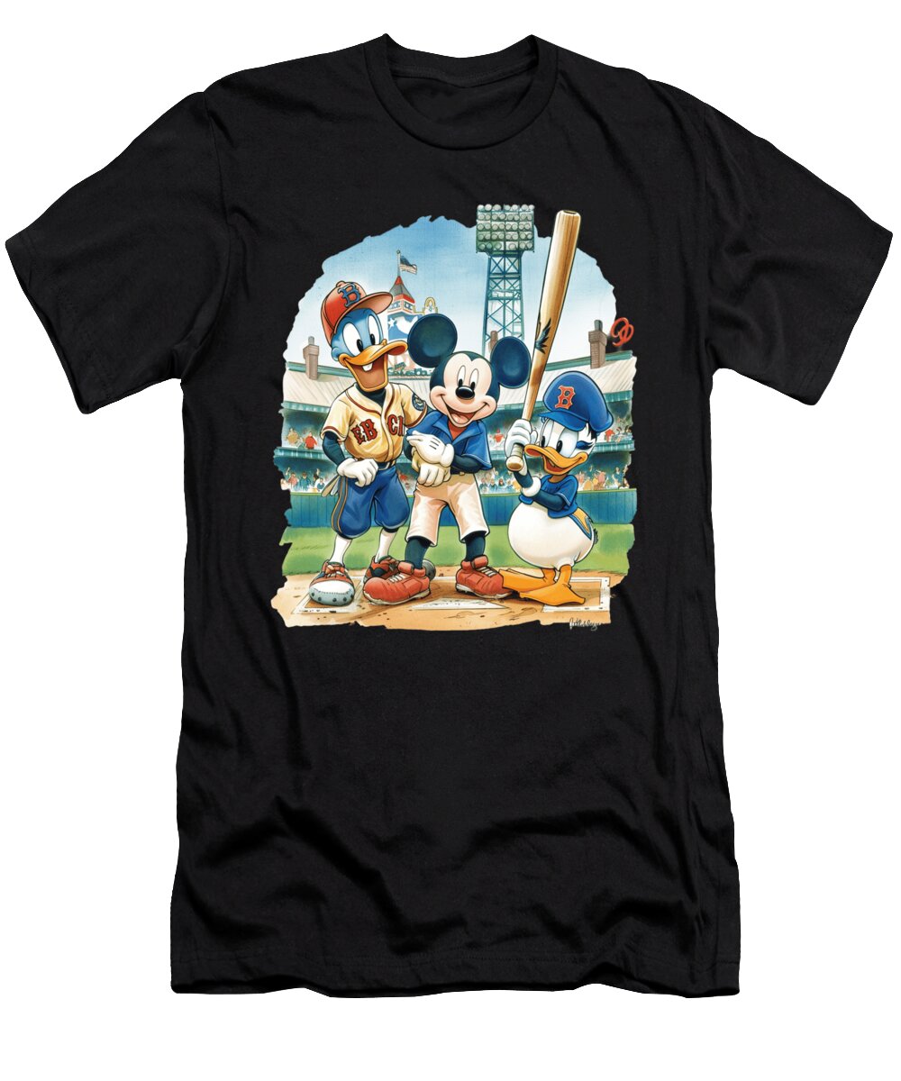 Mickey Mouse and Chiefs Guffaws and Goulash Mizorey T-Shirt