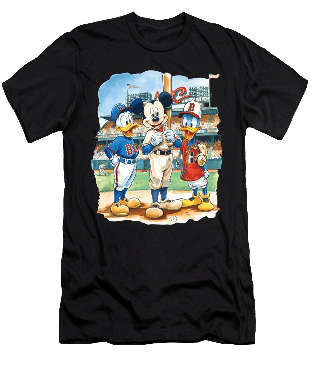 Mickey Mouse and Chiefs Hoodwinks and Hors Doeuvres Mizorey T-Shirt