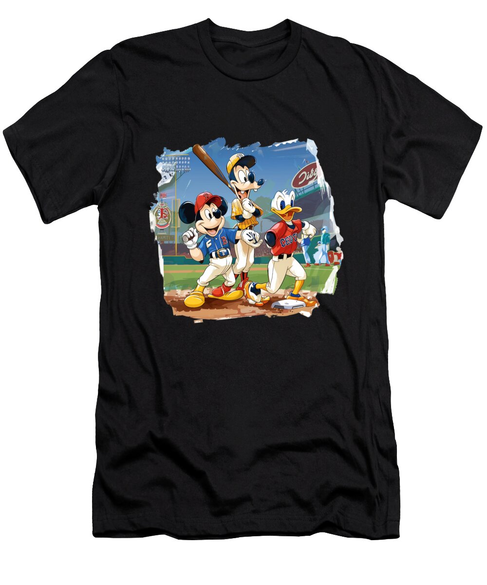 Mickey Mouse and Chiefs Jokes and Jambalaya Mizorey T-Shirt