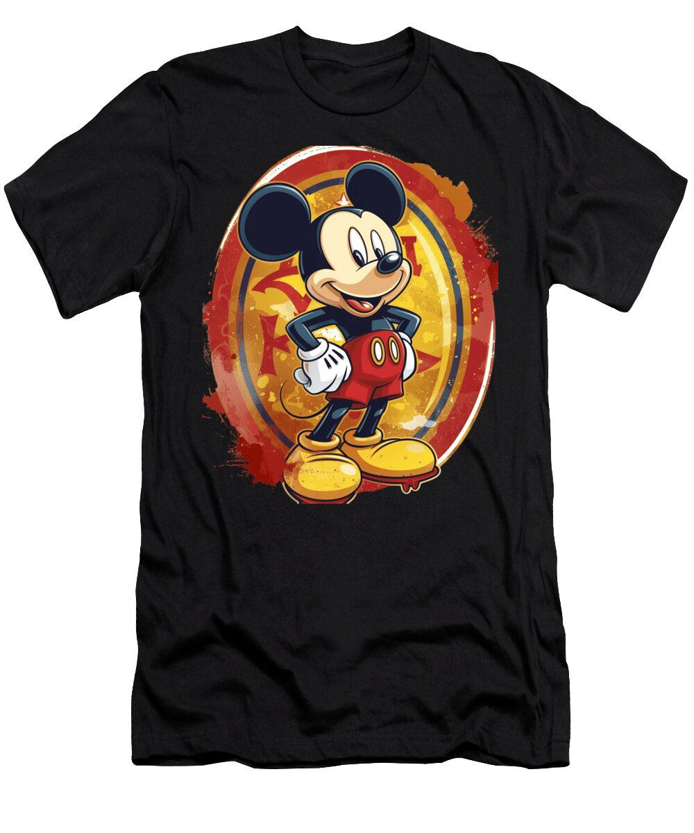 Mickey Mouse and Chiefs Mealtime Merrymaking Missions Mizorey T-Shirt