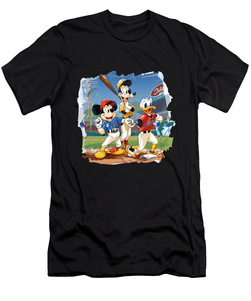Mickey Mouse and Chiefs Merriment and Mains Mizorey T-Shirt
