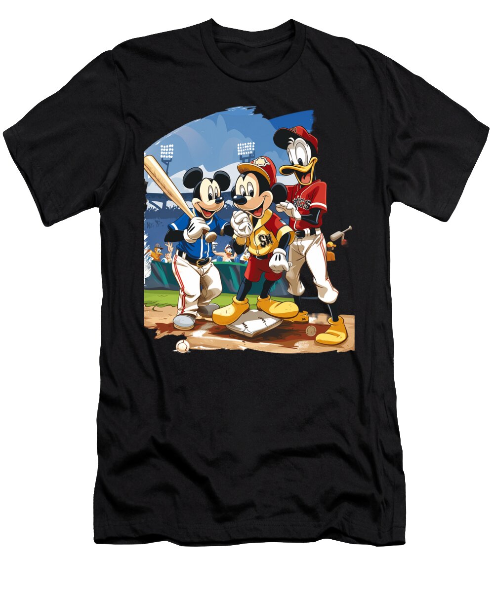 Mickey Mouse and Chiefs Quips and Quiches Mizorey T-Shirt