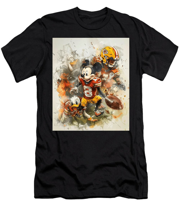 Mickey Mouse and Chiefs Wisecracks and Waffles Mizorey T-Shirt