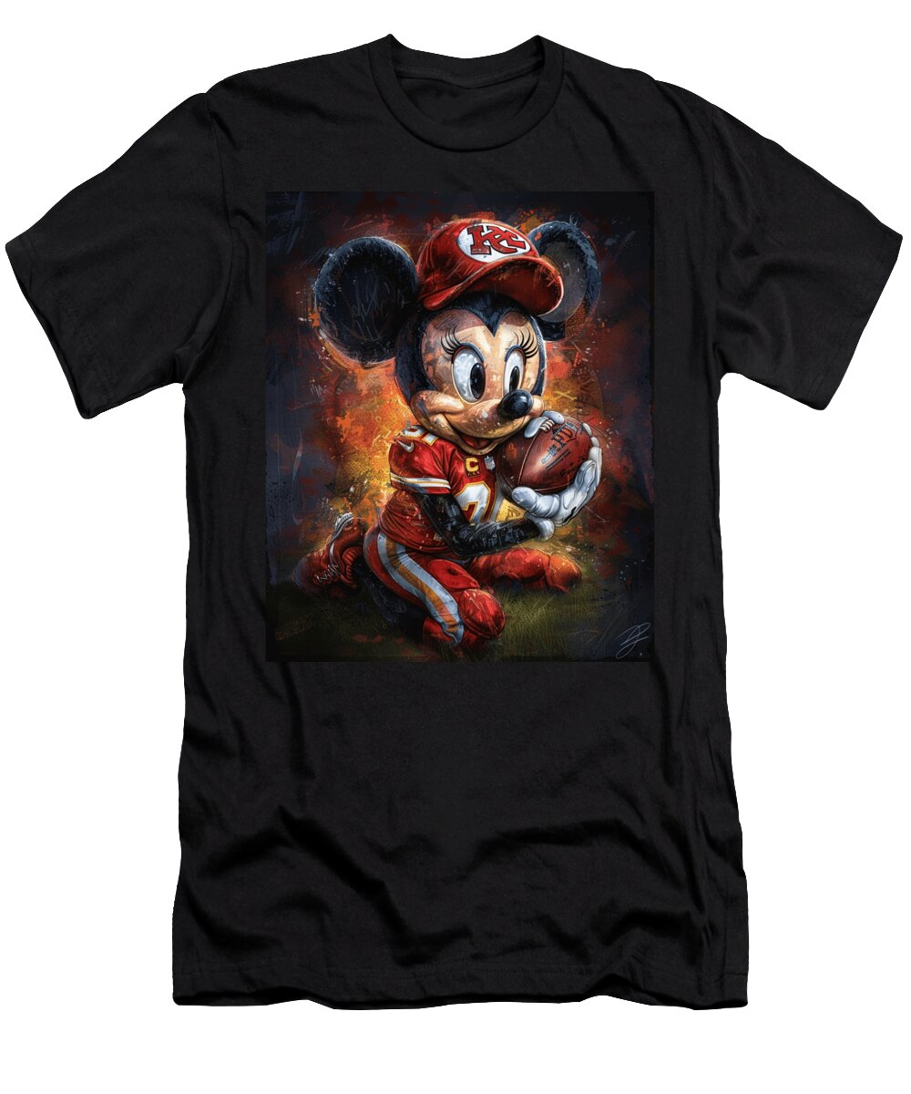 Mickey Mouse and Chiefs Zingers and Ziti Mizorey T-Shirt
