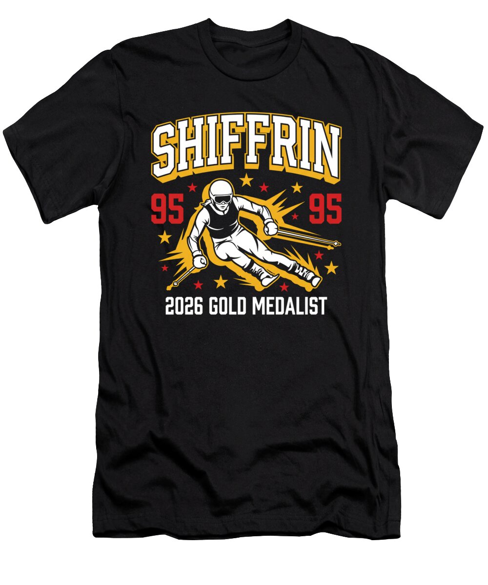 Mikaela Shiffrin 2026 Olympic Gold Medalist Viral Guy T-Shirt