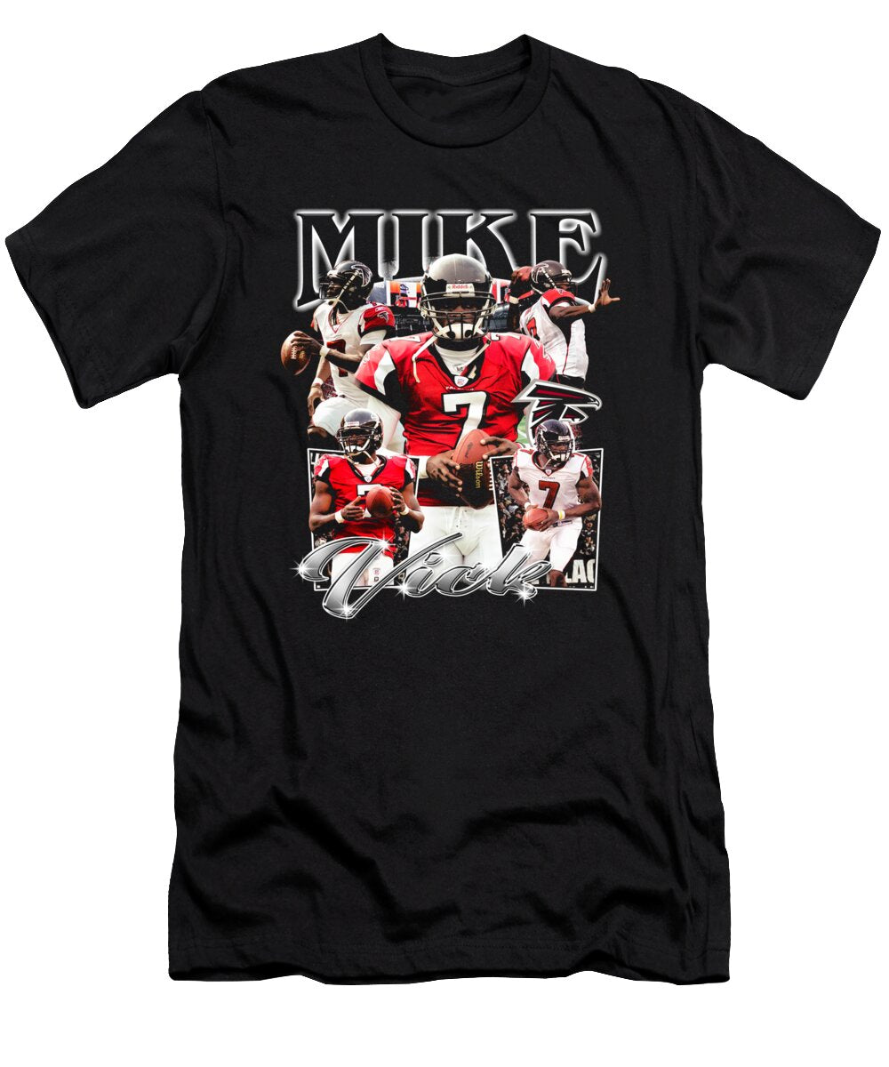 Mike Vick Atlanta Vintage Bootleg Ozlem Altin T-Shirt