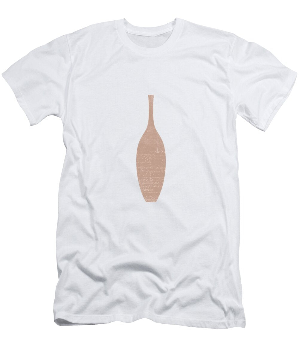 Minimal Abstract Greek Vase 1 Alabastron Terracotta Series Modern Contemporary Print Beige Studio Grafiikka T-Shirt