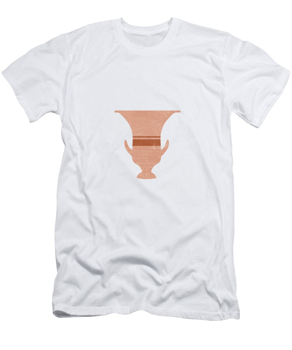 Minimal Abstract Greek Vase 13 Calyx Krater Terracotta Series Modern Contemporary Print Studio Grafiikka T-Shirt