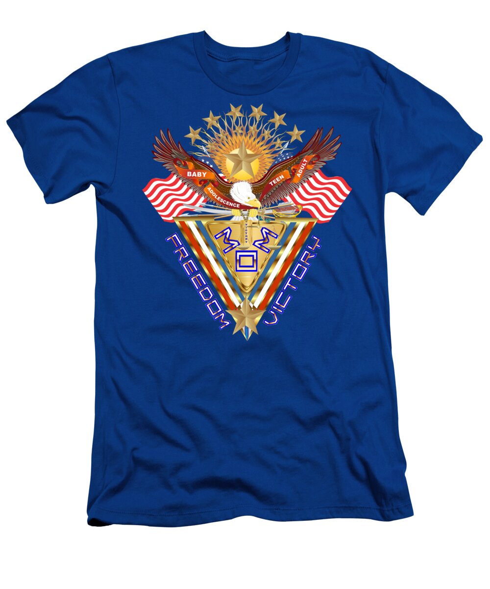 Moms Victory Freedom Medal Any Product Bill Campitelle T-Shirt