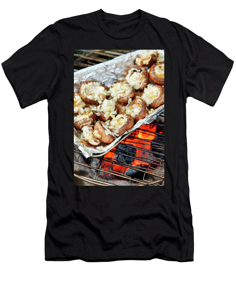 Mushrooms on a Grill Petr Gross T-Shirt