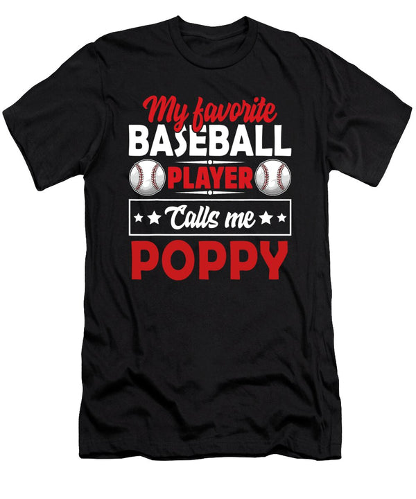 My Favorite Baseball Player Calls Me Poppy Dhbubble T-Shirt