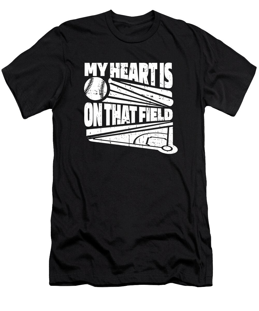My Heart Is on That Field Crazy Squirrel T-Shirt
