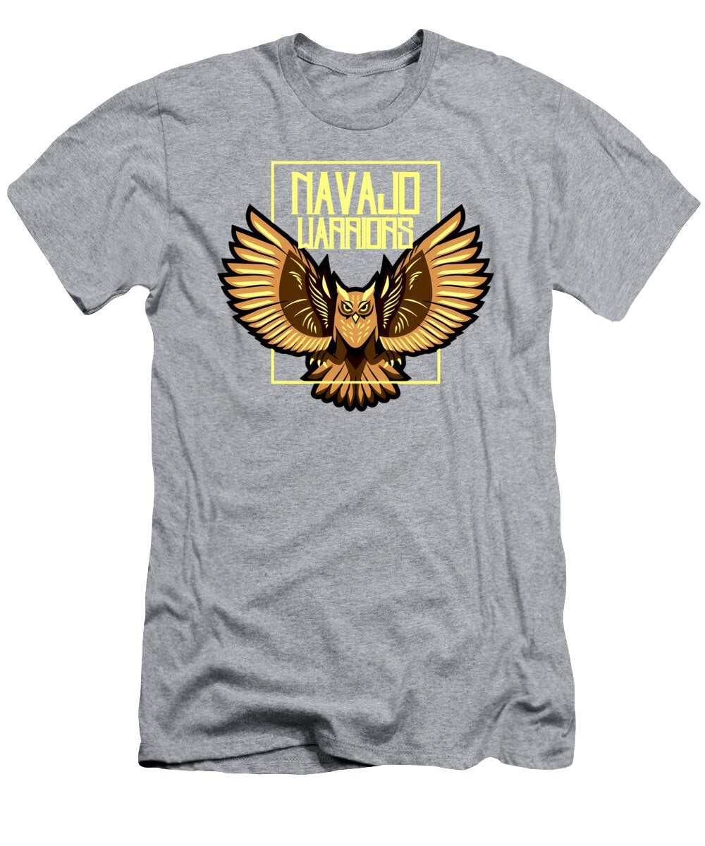 Navajo Warriors Owl Mascot Kenvin Tran T-Shirt