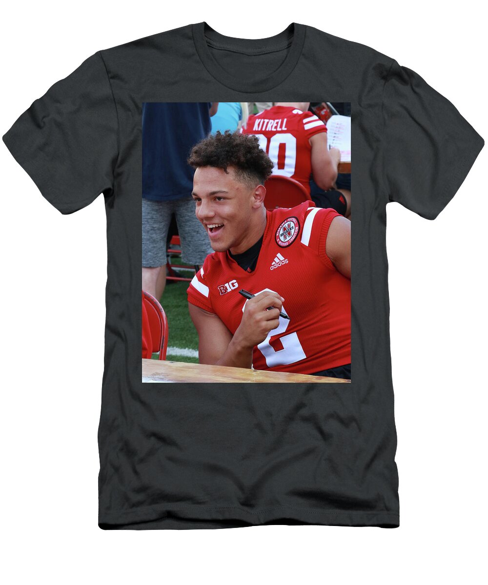 Nebraska Quarterback Adrian Martinez J Laughlin T-Shirt