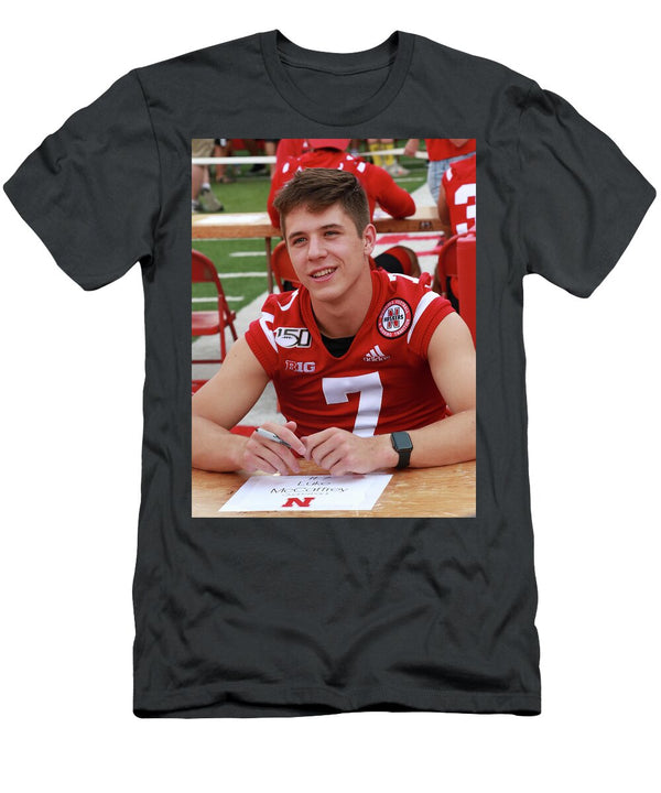 Nebraska Quarterback Luke Mccaffrey J Laughlin T-Shirt