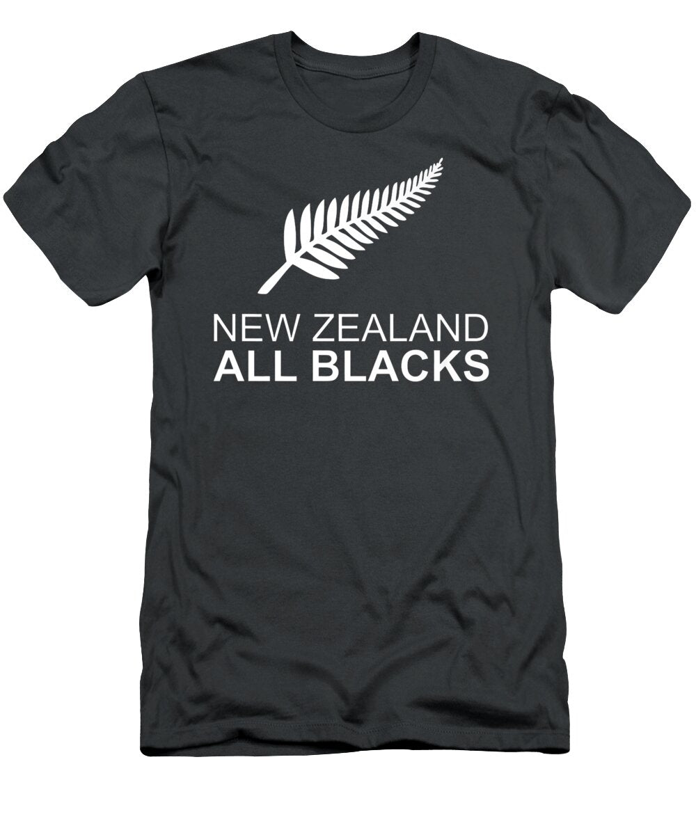 New Zealand Fern Ab Rugby Fan Azhaan Elia T-Shirt