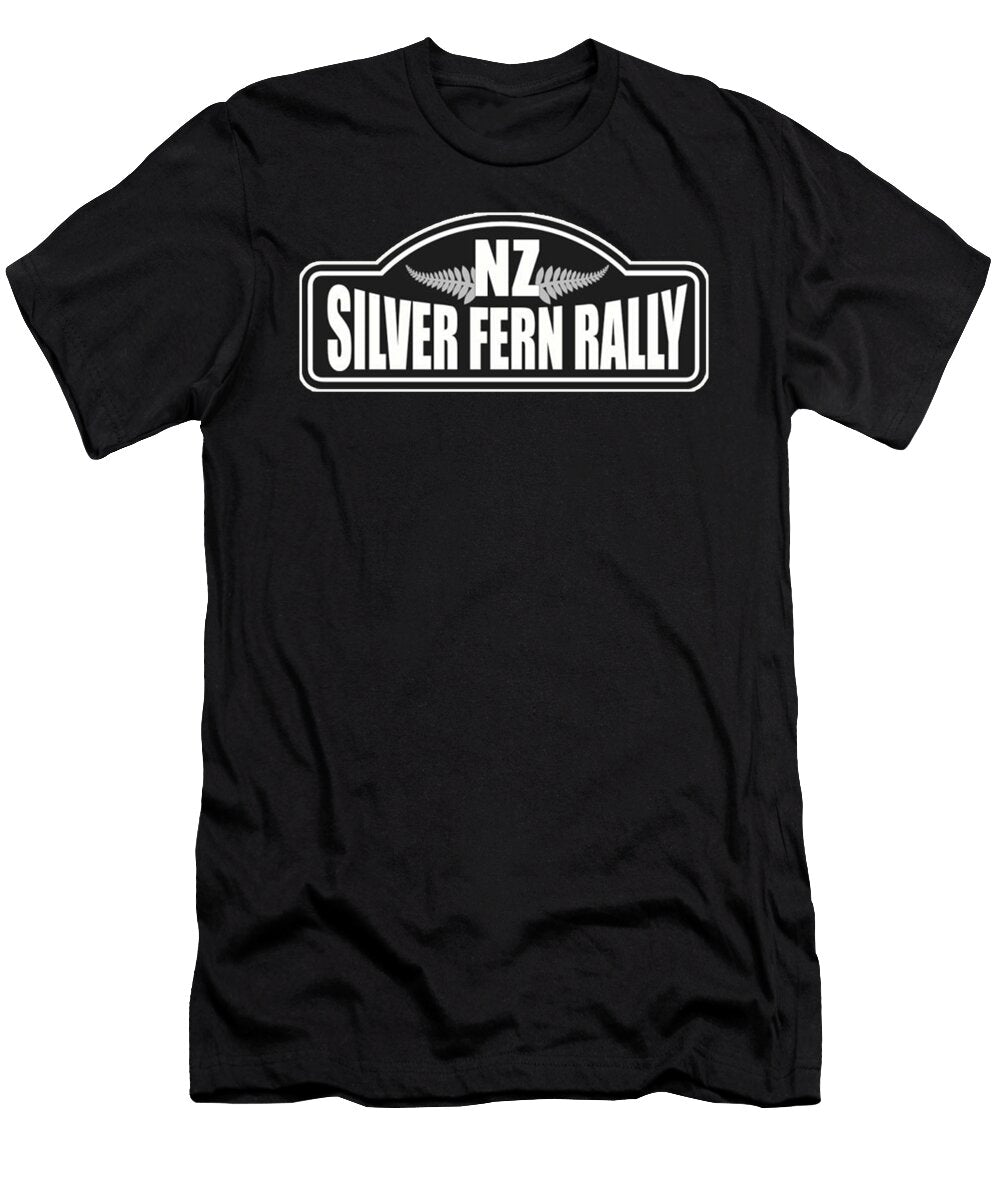 New Zealand Rugby Logo the Silver Fern Arial Damente T-Shirt