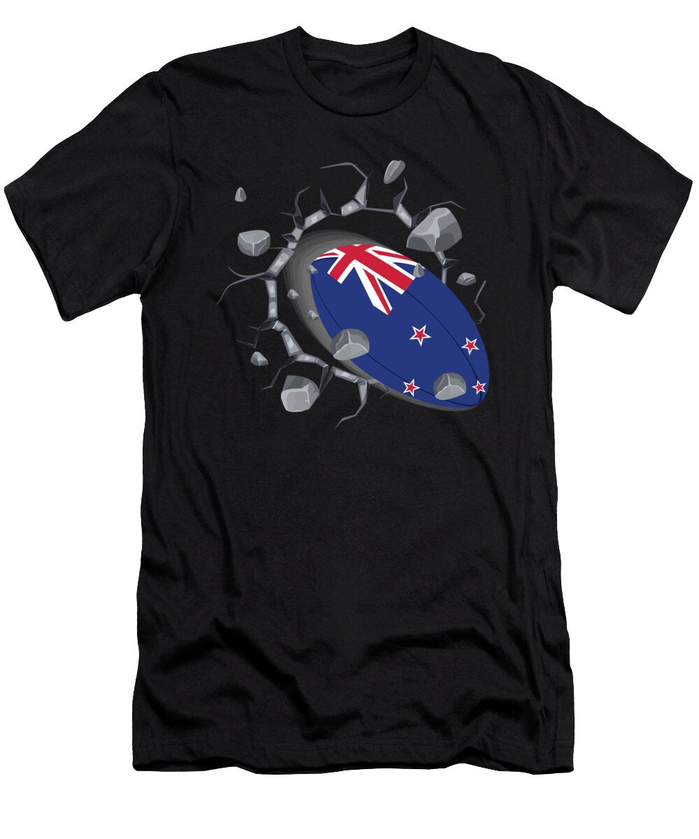 New Zealand Rugby Union Jersey 2019 Fans Kit for Kiwi Supporters Players Coaches and Teams Martin Hicks T-Shirt