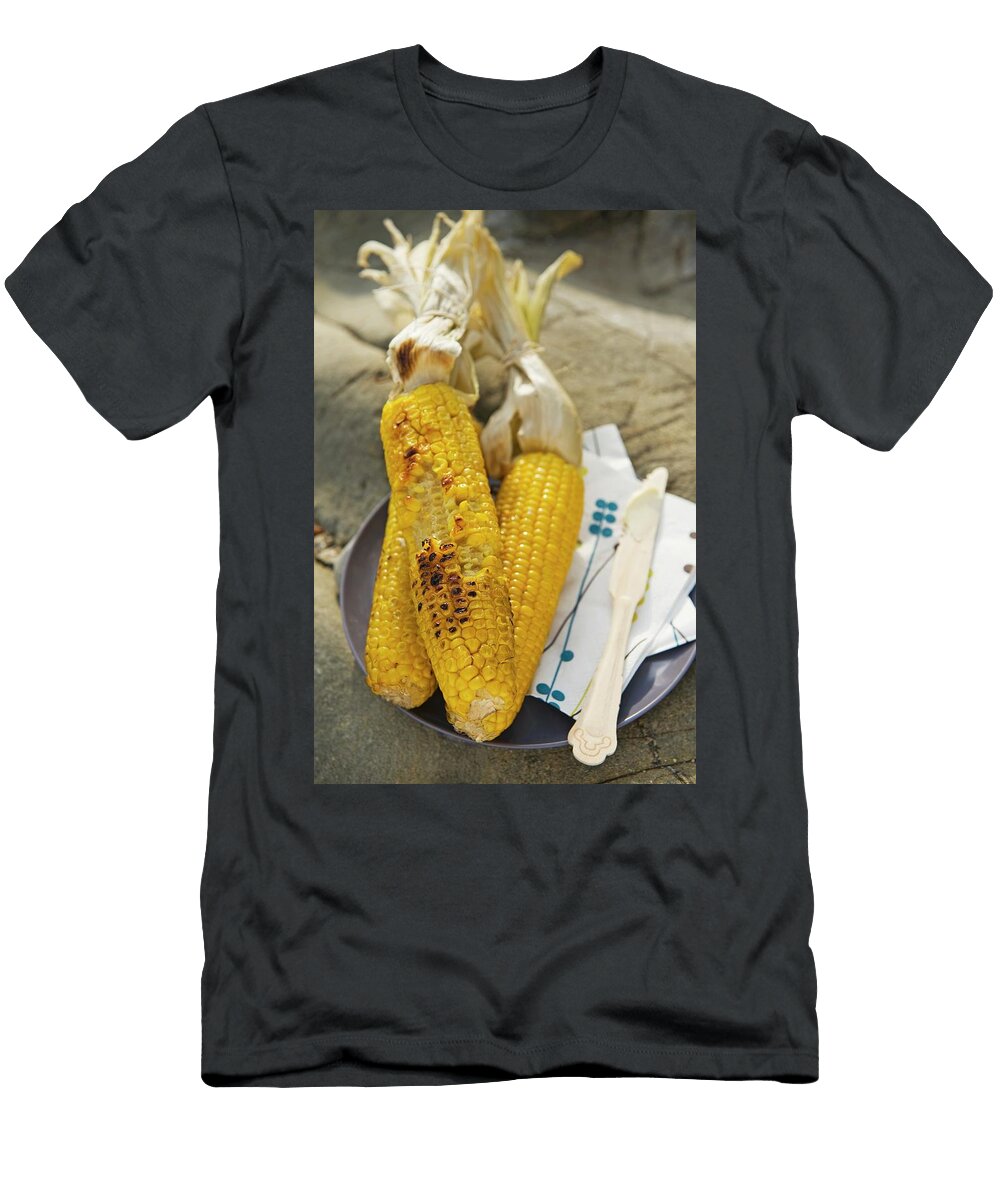 Nibbled Grilled Corn Cobs Frederic Vasseur T-Shirt
