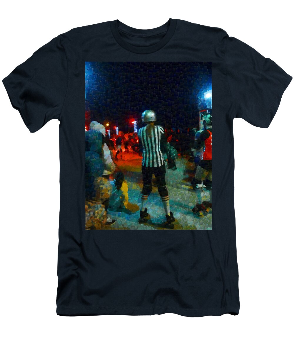 Night At the Roller Derby Steve Taylor T-Shirt