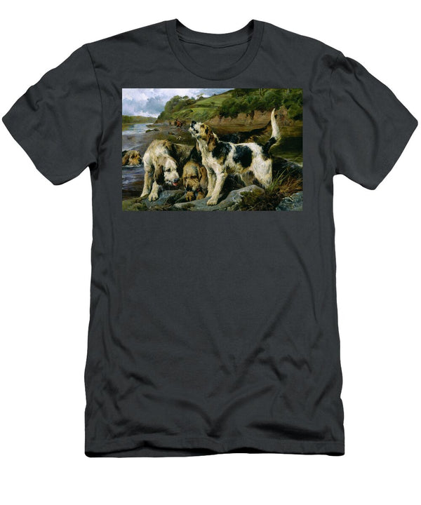 Noble Otter Hunting on the Scent 1881 John Singer Sargent T-Shirt