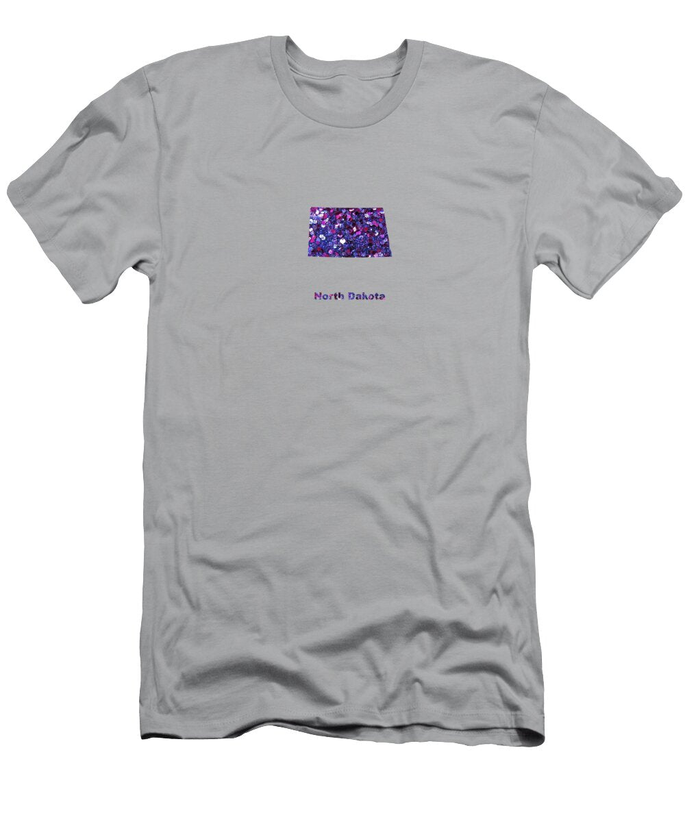 North Dakota Glitter Elisabeth Lucas T-Shirt