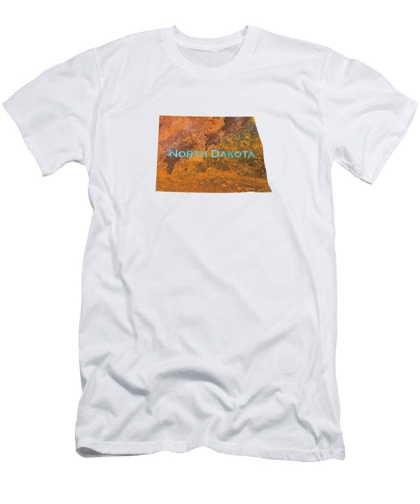 North Dakota Rust on Teal Elisabeth Lucas T-Shirt