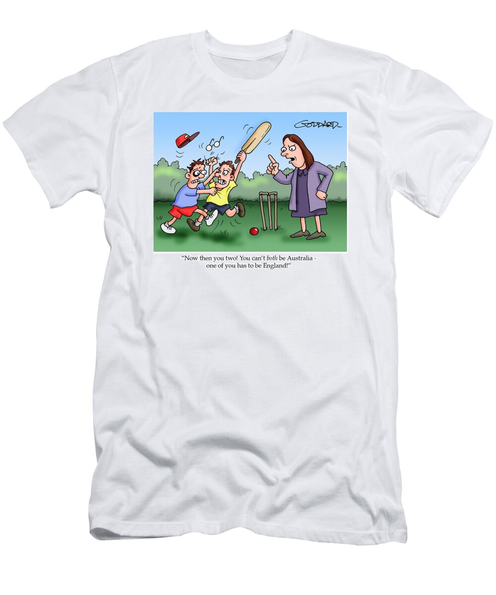 Now Then You Two You Cant Both Be Australia One of Clive Goddard No Index T-Shirt