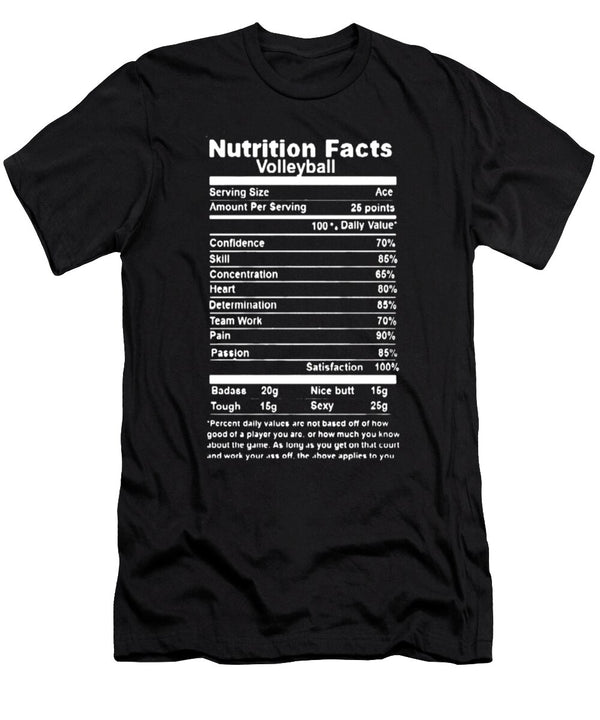 Nutrition Facts Volleyball Tinh Tran Le Thanh T-Shirt
