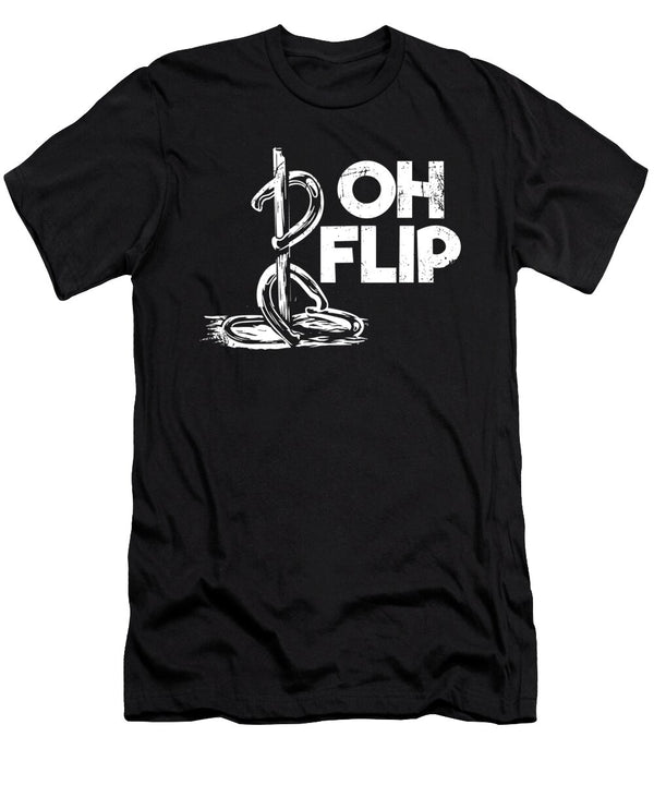 Oh Flip Funny Horseshoe Pitching Me T-Shirt