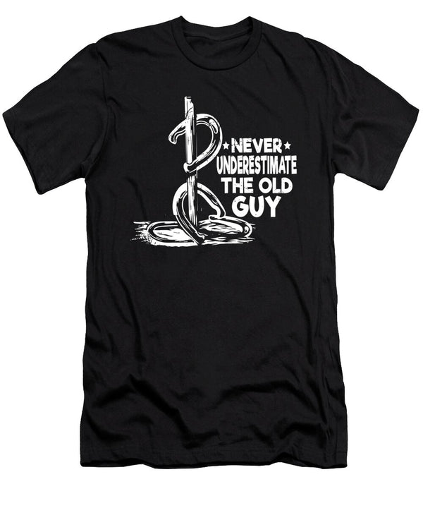 Old Guy Horseshoe Pitching Me T-Shirt