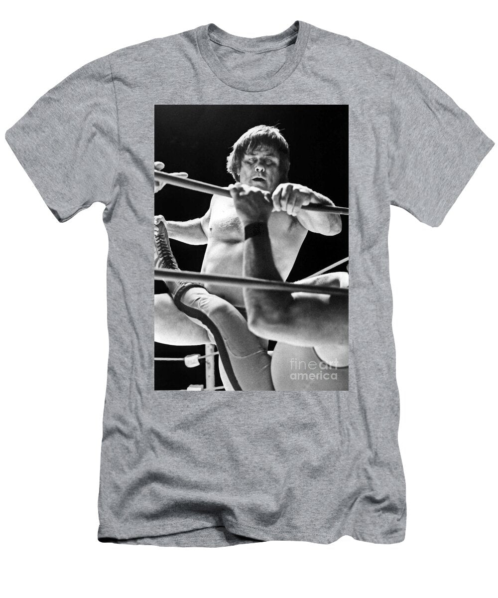 Old School Wrestler Pepper Gomez Jim Fitzpatrick T-Shirt