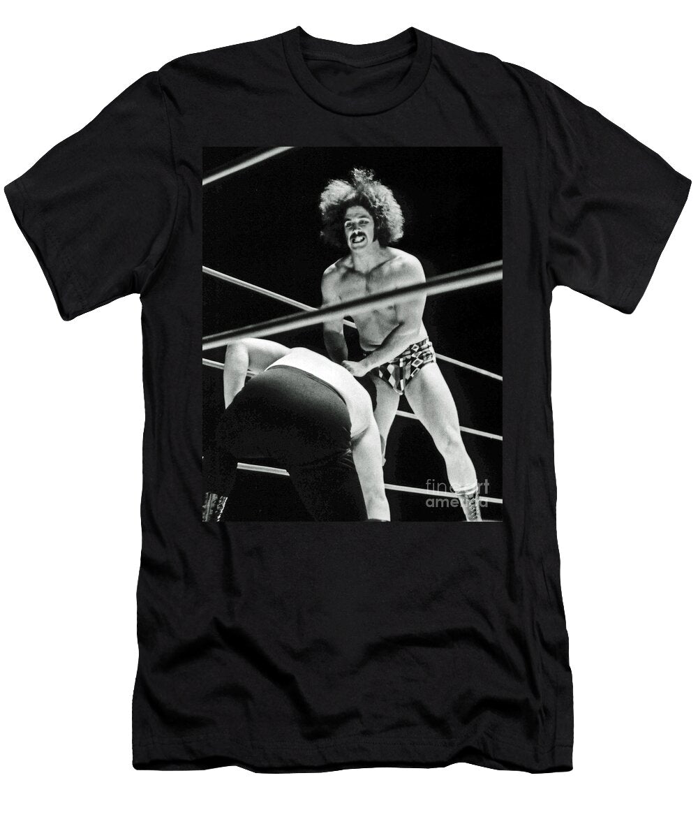 Old School Wrestling Jim Fitzpatrick T-Shirt