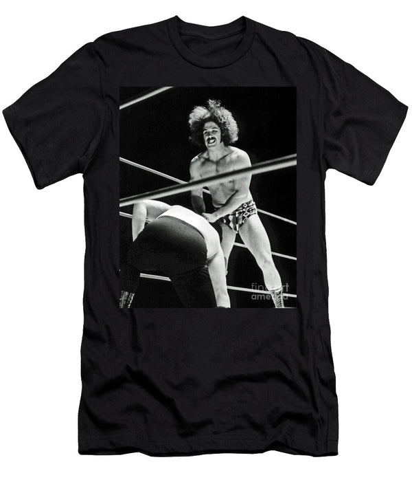 Old School Wrestling Jim Fitzpatrick T-Shirt
