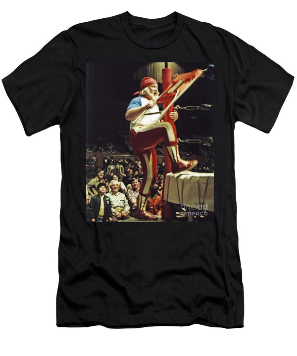 Old School Wrestling From the Cow Palace with Moondog Mayne Jim Fitzpatrick T-Shirt