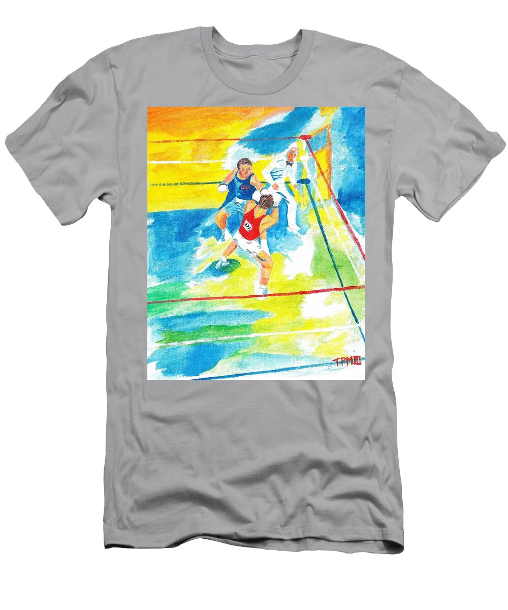 Olympic Boxing After Niemann Tom Mulqueen T-Shirt