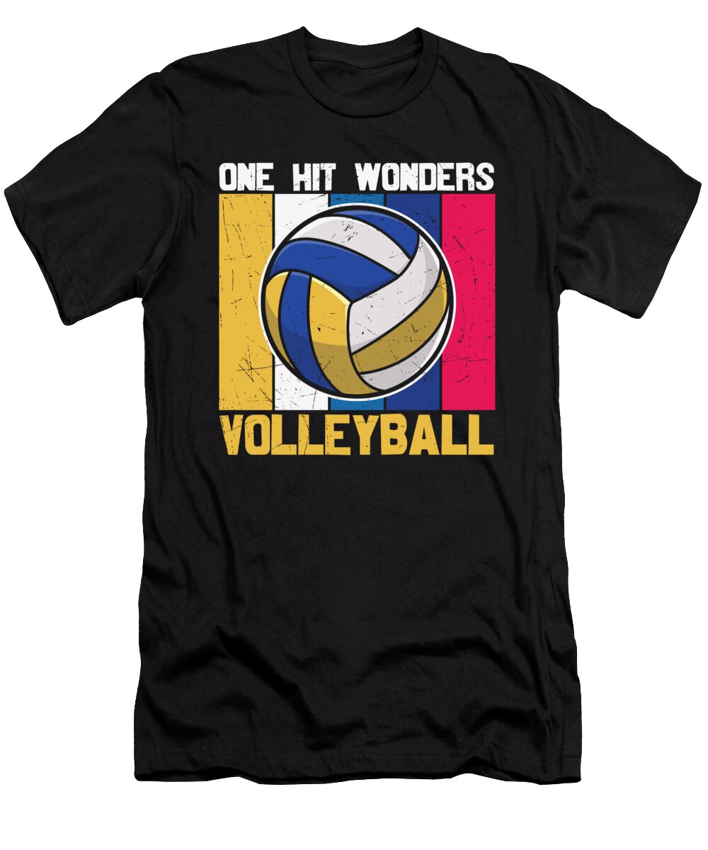One Hit Wonders Funny Volleyball Player Gifts Licensed Art T-Shirt