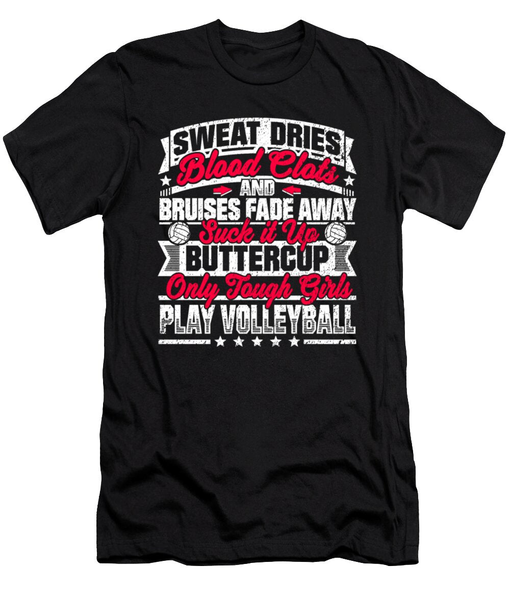 Only Tough Girls Play Volleyball Tinh Tran Le Thanh T-Shirt