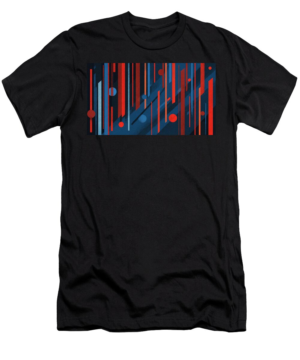 Oxford Abstract Lines Noah Parker T-Shirt