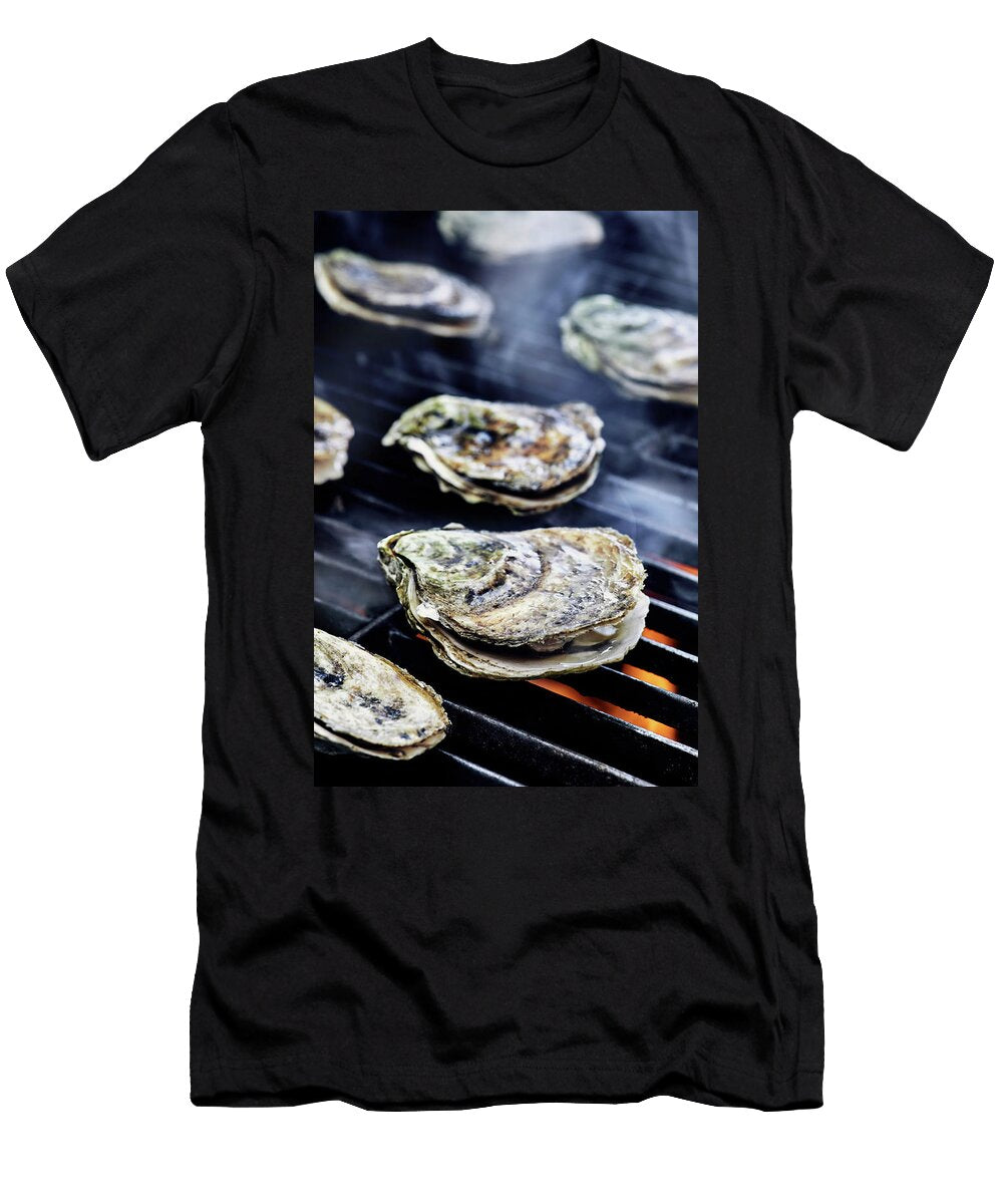 Oysters on a Grill Fred Elliott Photography T-Shirt