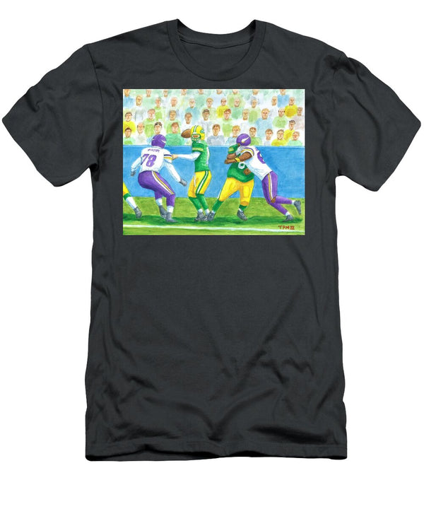 Packers Vs Vikinbs Tom Mulqueen T-Shirt
